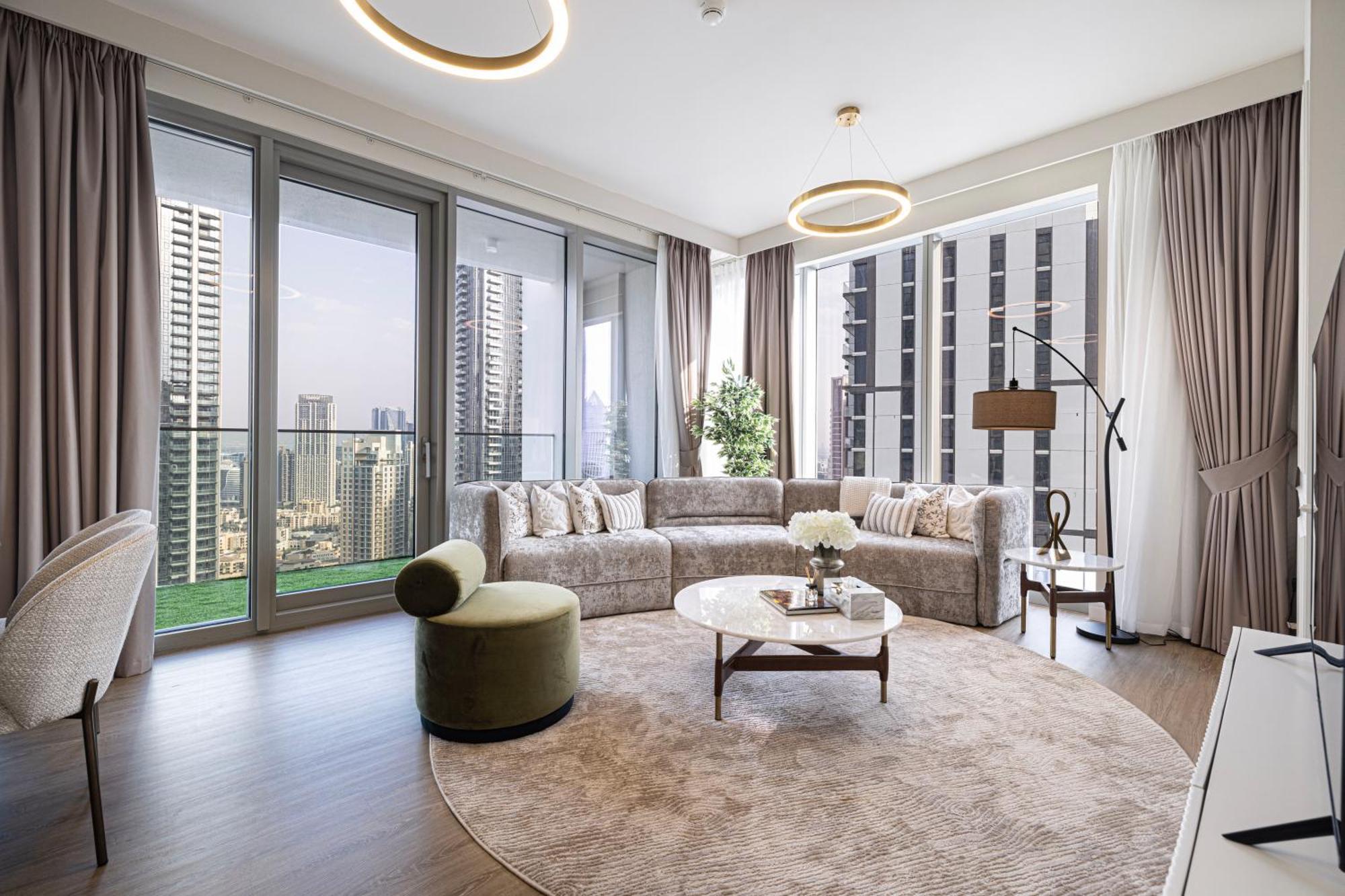 Magnificent - Stylish 3 Bedroom Retreat With A Burj Khalifa View Apartment Dubai